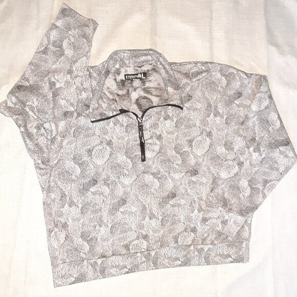 Kyodan Outdoors * 3/4 Zip Pull-over * Sz XL * EUC * Soft, Gray, Kangaroo Pouch * - Picture 7 of 8